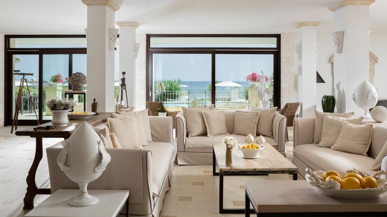 <b>Canne Bianche Lifestyle Hotel Lobby</b>. Images powered by <a href=https://www.travelagewest.com/Hotels/Torre-Canne-Italy/