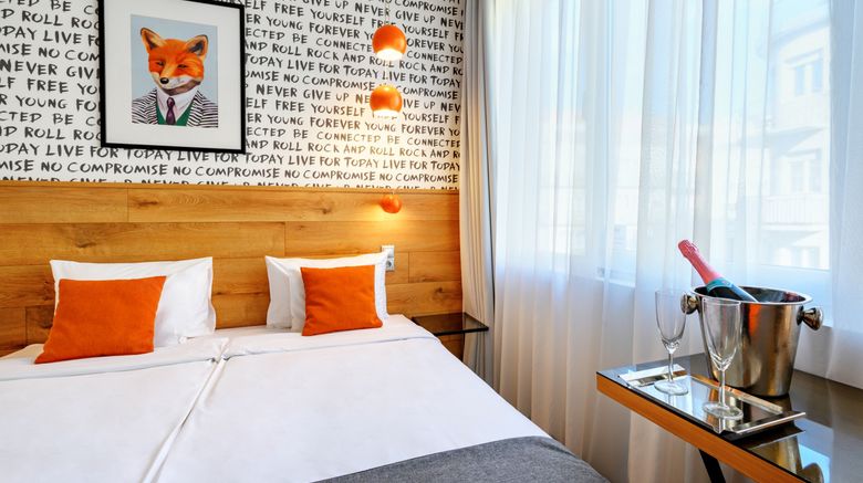 <b>ROOMbach Hotel Budapest Center Room</b>. Images powered by <a href="https://www.leonardoworldwide.com/" title="Leonardo Worldwide" target="_blank">Leonardo</a>.