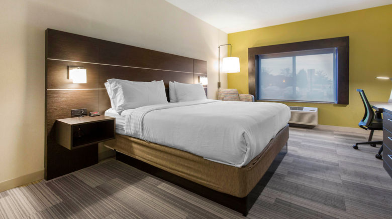 <b>Holiday Inn Express & Suites ChicagoWest Room</b>. Images powered by <a href="https://www.leonardoworldwide.com/" title="Leonardo Worldwide" target="_blank">Leonardo</a>.