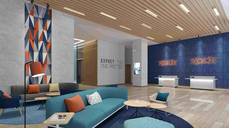 <b>Holiday Inn Express Chengde Park View Lobby</b>. Images powered by <a href="https://www.leonardoworldwide.com/" title="Leonardo Worldwide" target="_blank">Leonardo</a>.