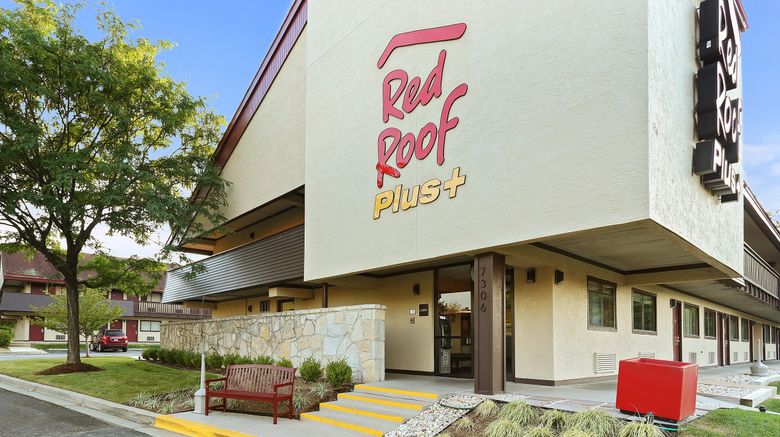 <b>Red Roof PLUS+ Baltimore - BWI South Exterior</b>. Images powered by <a href="https://www.leonardoworldwide.com/" title="Leonardo Worldwide" target="_blank">Leonardo</a>.