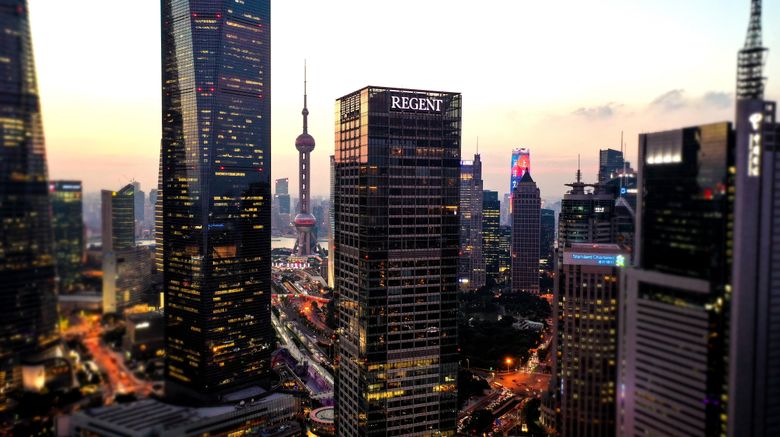 Regent Shanghai Pudong Exterior. Images powered by <a href="https://www.leonardoworldwide.com" target="_blank" rel="noopener">Leonardo</a>.