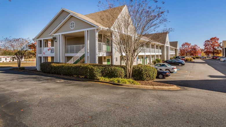 <b>HomeTowne Studios Spartanburg- Asheville Exterior</b>. Images powered by <a href="https://www.leonardoworldwide.com/" title="Leonardo Worldwide" target="_blank">Leonardo</a>.