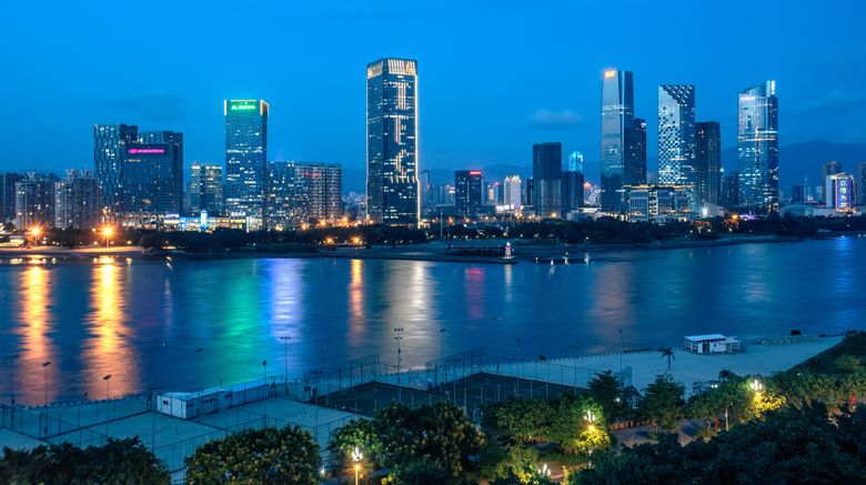 <b>Crowne Plaza Fuzhou South Exterior</b>. Images powered by <a href="https://www.leonardoworldwide.com/" title="Leonardo Worldwide" target="_blank">Leonardo</a>.