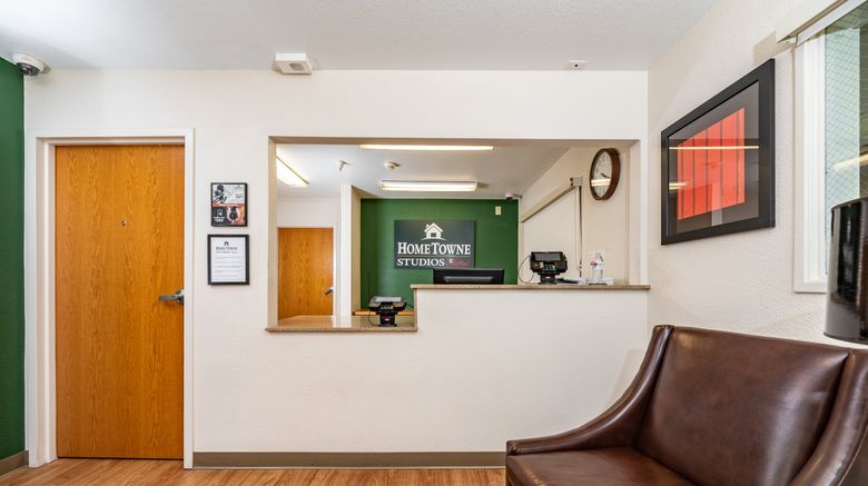 <b>HomeTowne Studios Fresno - West Lobby</b>. Images powered by <a href="https://www.leonardoworldwide.com/" title="Leonardo Worldwide" target="_blank">Leonardo</a>.