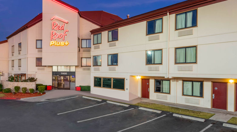 <b>Red Roof PLUS+ El Paso East Exterior</b>. Images powered by <a href="https://www.leonardoworldwide.com/" title="Leonardo Worldwide" target="_blank">Leonardo</a>.