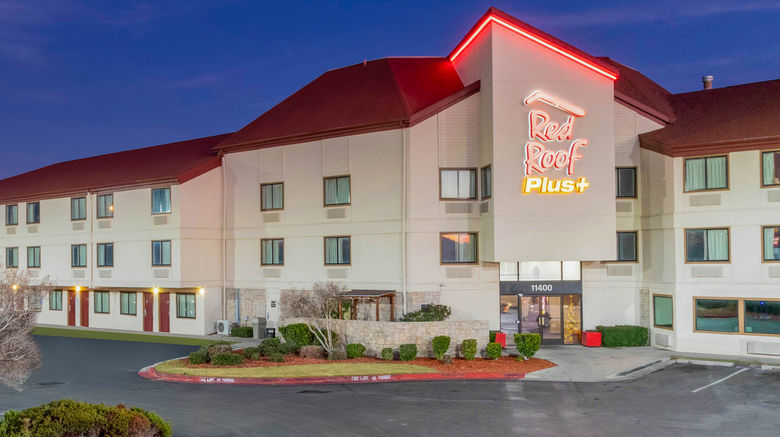 <b>Red Roof PLUS+ El Paso East Exterior</b>. Images powered by <a href="https://www.leonardoworldwide.com/" title="Leonardo Worldwide" target="_blank">Leonardo</a>.
