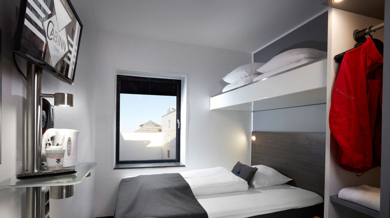 <b>CABINN Aarhus Hotel Room</b>. Images powered by <a href="https://www.leonardoworldwide.com/" title="Leonardo Worldwide" target="_blank">Leonardo</a>.