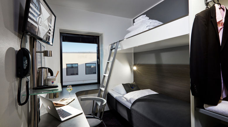 <b>CABINN Aarhus Hotel Room</b>. Images powered by <a href="https://www.leonardoworldwide.com/" title="Leonardo Worldwide" target="_blank">Leonardo</a>.