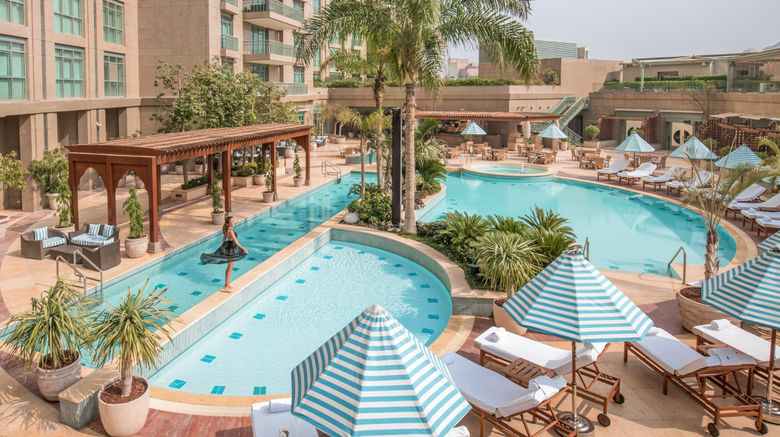 <b>Four Seasons Hotel Cairo at Nile Plaza Pool</b>. Images powered by <a href="https://www.leonardoworldwide.com/" title="Leonardo Worldwide" target="_blank">Leonardo</a>.
