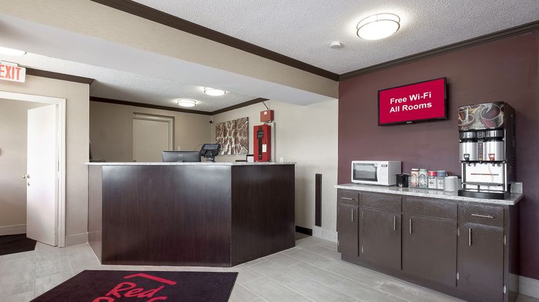 <b>Red Roof Inn Dayton - Huber Heights Lobby</b>. Images powered by <a href="https://www.leonardoworldwide.com/" title="Leonardo Worldwide" target="_blank">Leonardo</a>.