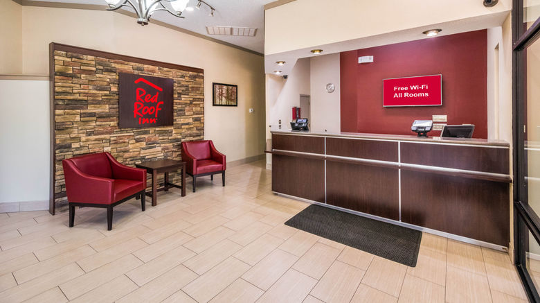 <b>Red Roof Inn Clarksville Lobby</b>. Images powered by <a href="https://www.leonardoworldwide.com/" title="Leonardo Worldwide" target="_blank">Leonardo</a>.