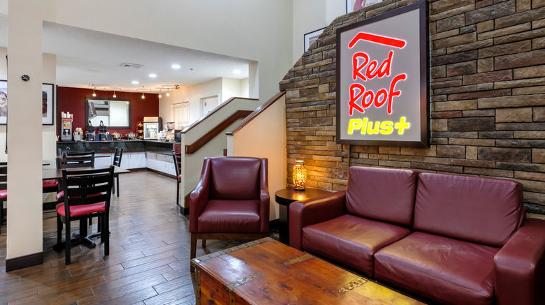 <b>Red Roof PLUS+ Palm Coast Lobby</b>. Images powered by <a href="https://www.leonardoworldwide.com/" title="Leonardo Worldwide" target="_blank">Leonardo</a>.