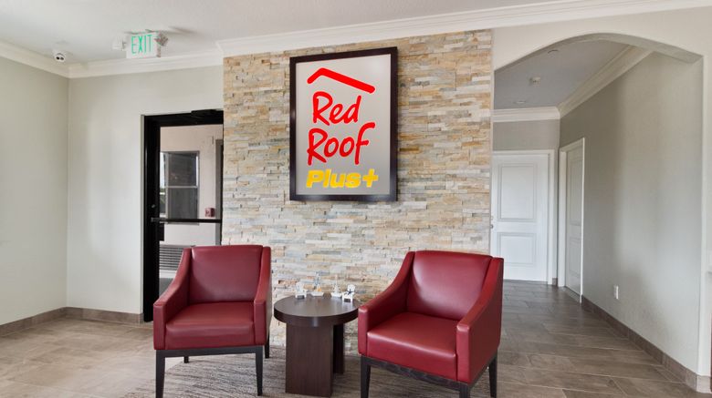 <b>Red Roof PLUS+ Galveston - Beachfront Lobby</b>. Images powered by <a href="https://www.leonardoworldwide.com/" title="Leonardo Worldwide" target="_blank">Leonardo</a>.