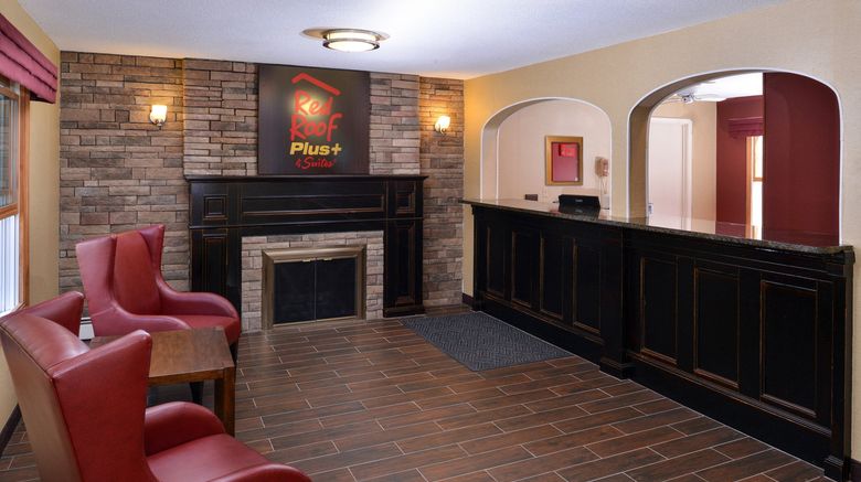 <b>Red Roof PLUS+ & Suites Guilford Lobby</b>. Images powered by <a href="https://www.leonardoworldwide.com/" title="Leonardo Worldwide" target="_blank">Leonardo</a>.