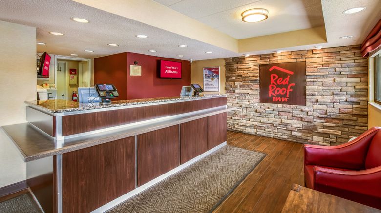 <b>Red Roof Inn Detroit - Plymouth/Canton Lobby</b>. Images powered by <a href="https://www.leonardoworldwide.com/" title="Leonardo Worldwide" target="_blank">Leonardo</a>.