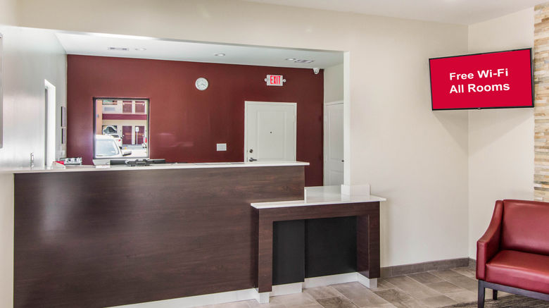 <b>Red Roof Inn Houston-Willowbrook Lobby</b>. Images powered by <a href="https://www.leonardoworldwide.com/" title="Leonardo Worldwide" target="_blank">Leonardo</a>.