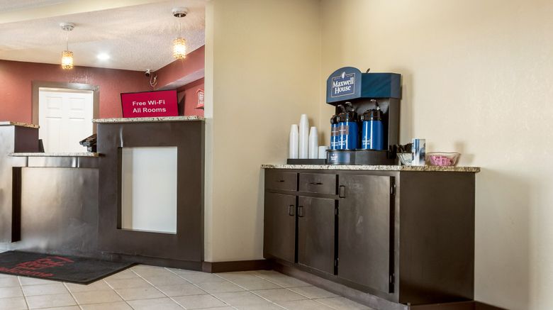 <b>Red Roof Inn Anderson, IN Lobby</b>. Images powered by <a href="https://www.leonardoworldwide.com/" title="Leonardo Worldwide" target="_blank">Leonardo</a>.