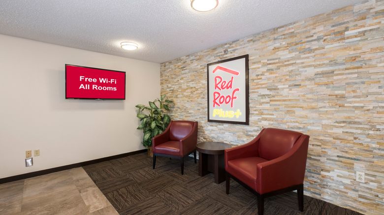 <b>Red Roof PLUS & Suites Opelika Lobby</b>. Images powered by <a href="https://www.leonardoworldwide.com/" title="Leonardo Worldwide" target="_blank">Leonardo</a>.