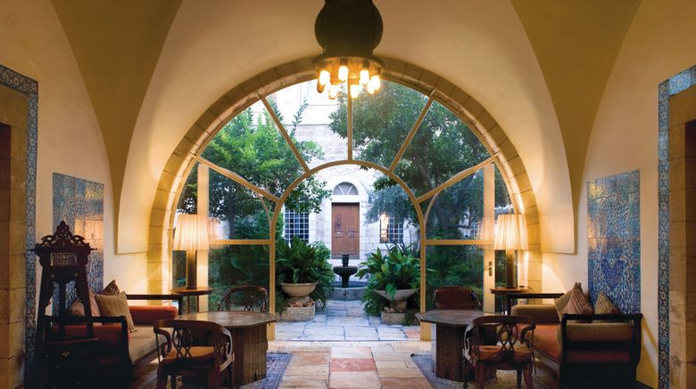 <b>The American Colony Hotel Lobby</b>. Images powered by <a href=https://www.travelagewest.com/Hotels/Jerusalem/