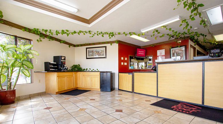 <b>Red Roof Inn & Suites Monterey Lobby</b>. Images powered by <a href="https://www.leonardoworldwide.com/" title="Leonardo Worldwide" target="_blank">Leonardo</a>.