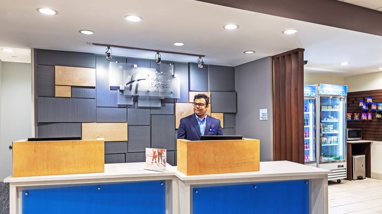 <b>Holiday Inn Express & Suites Purcell Lobby</b>. Images powered by <a href="https://www.leonardoworldwide.com/" title="Leonardo Worldwide" target="_blank">Leonardo</a>.