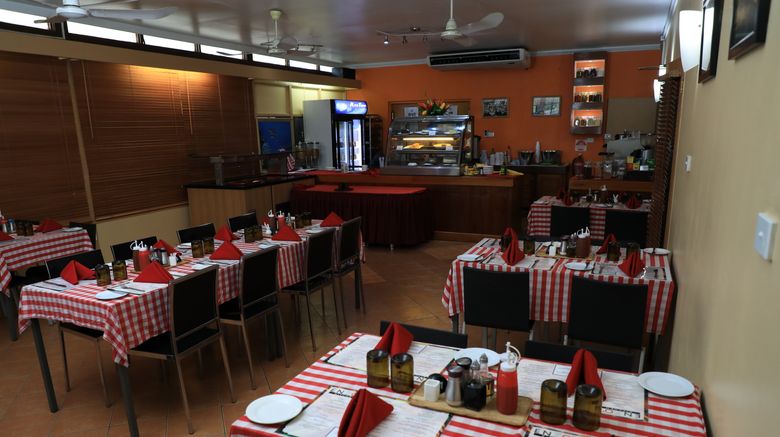 <b>Huon Gulf Hotel & Apartments Restaurant</b>. Images powered by <a href="https://www.leonardoworldwide.com/" title="Leonardo Worldwide" target="_blank">Leonardo</a>.