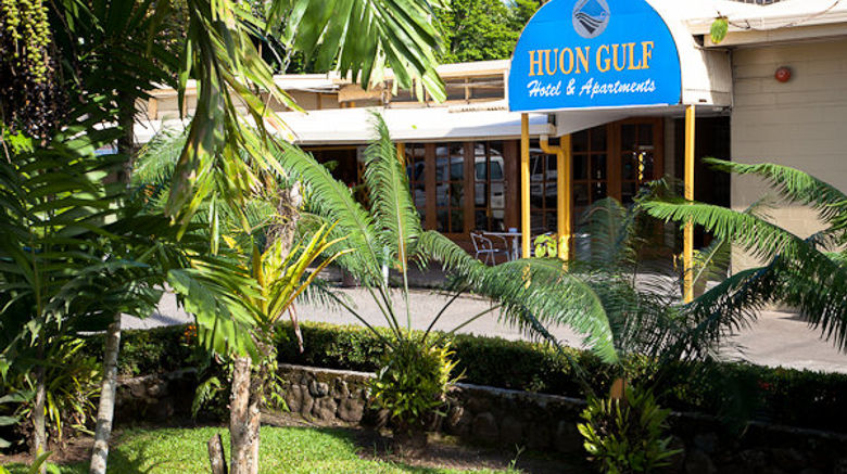 Huon Gulf Hotel  and  Apartments Exterior. Images powered by <a href="https://www.leonardoworldwide.com" target="_blank" rel="noopener">Leonardo</a>.