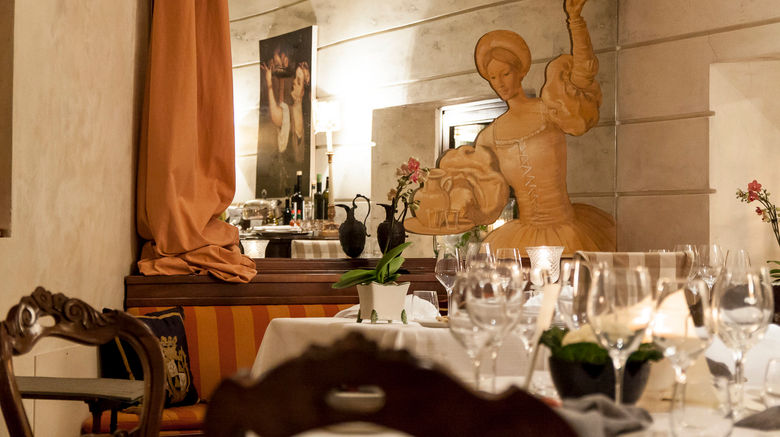 <b>Hotel Villa Abbazia Restaurant</b>. Images powered by <a href="https://www.leonardoworldwide.com/" title="Leonardo Worldwide" target="_blank">Leonardo</a>.
