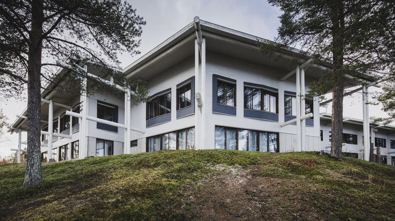 Lapland Hotel Hetta Exterior. Images powered by <a href="https://www.leonardoworldwide.com" target="_blank" rel="noopener">Leonardo</a>.