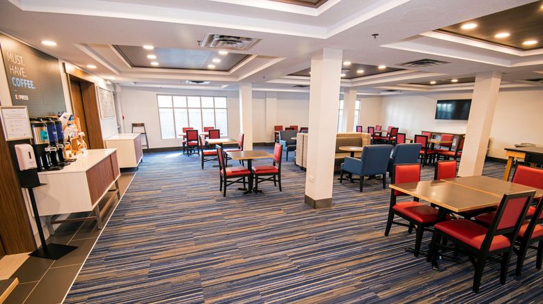<b>Holiday Inn Express Hinton Restaurant</b>. Images powered by <a href="https://www.leonardoworldwide.com/" title="Leonardo Worldwide" target="_blank">Leonardo</a>.