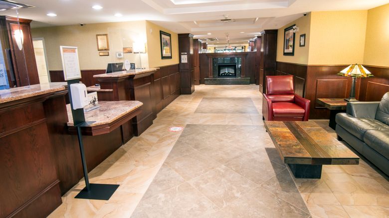 <b>Holiday Inn Express Hotel & Suites Edson Lobby</b>. Images powered by <a href="https://www.leonardoworldwide.com/" title="Leonardo Worldwide" target="_blank">Leonardo</a>.