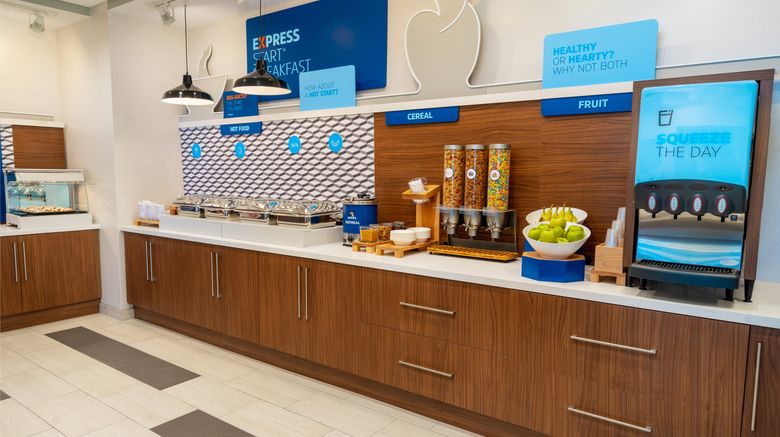 <b>Holiday Inn Express & Suites Tropicana Restaurant</b>. Images powered by <a href="https://www.leonardoworldwide.com/" title="Leonardo Worldwide" target="_blank">Leonardo</a>.