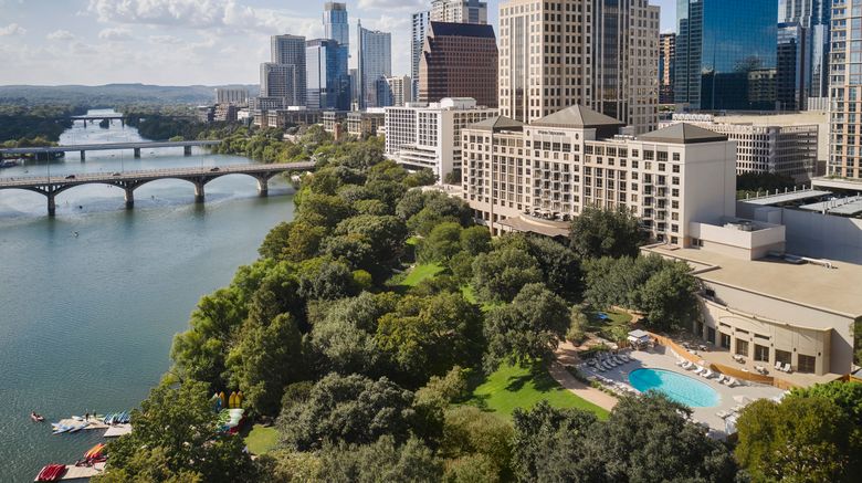 Four Seasons Hotel Austin Exterior. Images powered by <a href="https://www.leonardoworldwide.com" target="_blank" rel="noopener">Leonardo</a>.