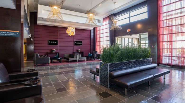 <b>Sandman Hotel & Suites Winnipeg Airport Lobby</b>. Images powered by <a href="https://www.leonardoworldwide.com/" title="Leonardo Worldwide" target="_blank">Leonardo</a>.