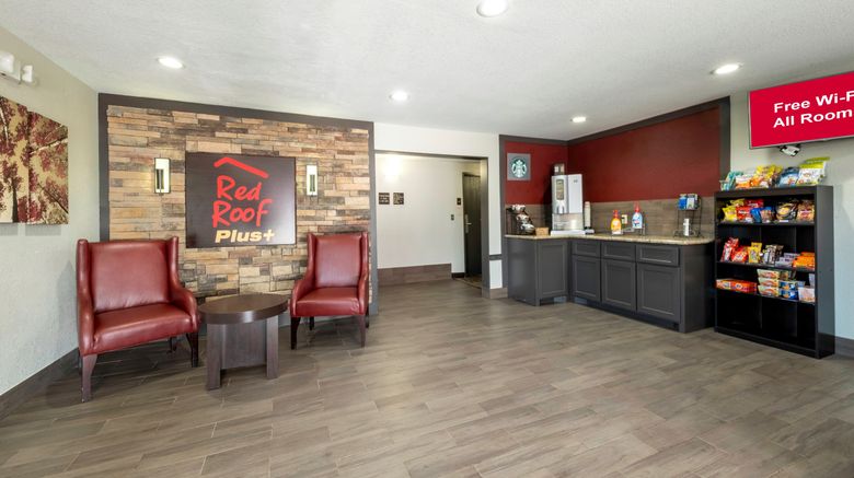 <b>Red Roof PLUS+ Huntsville Lobby</b>. Images powered by <a href="https://www.leonardoworldwide.com/" title="Leonardo Worldwide" target="_blank">Leonardo</a>.