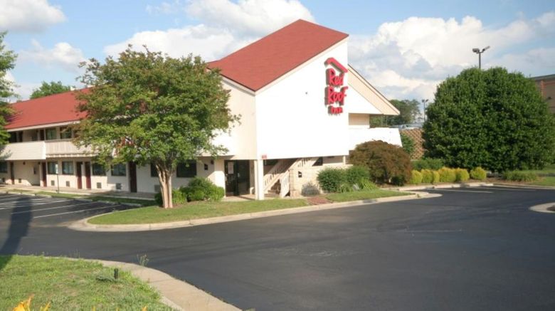Red Roof Inn Greensboro Airport Exterior. Images powered by <a href="https://www.leonardoworldwide.com" target="_blank" rel="noopener">Leonardo</a>.