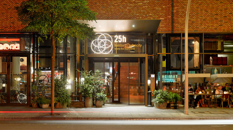 <b>25Hours Hotel Hafencity Exterior</b>. Images powered by <a href="https://leonardo.com/" title="Leonardo Worldwide" target="_blank">Leonardo</a>.