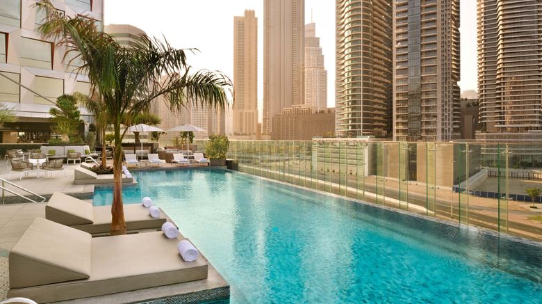<b>Hotel Indigo Dubai Downtown Pool</b>. Images powered by <a href="https://www.leonardoworldwide.com/" title="Leonardo Worldwide" target="_blank">Leonardo</a>.