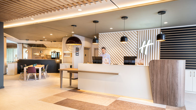 <b>Holiday Inn Mannheim City-Hauptbahnhof Lobby</b>. Images powered by <a href="https://www.leonardoworldwide.com/" title="Leonardo Worldwide" target="_blank">Leonardo</a>.
