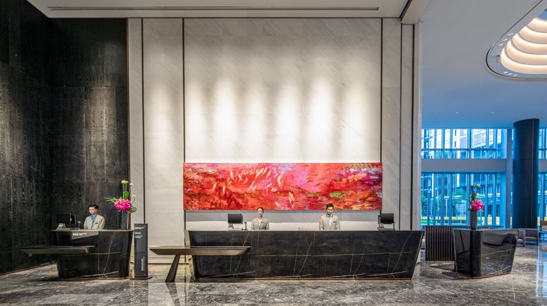 <b>Crowne Plaza Shanghai Hongqiao Lobby</b>. Images powered by <a href="https://www.leonardoworldwide.com/" title="Leonardo Worldwide" target="_blank">Leonardo</a>.