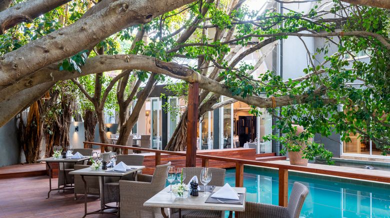 <b>Saxon Hotel Restaurant</b>. Images powered by <a href=https://www.travelagewest.com/Hotels/Johannesburg/