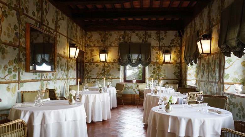 <b>Castello Banfi-Il Borgo Restaurant</b>. Images powered by <a href=https://www.travelagewest.com/Hotels/Montalcino-Italy/