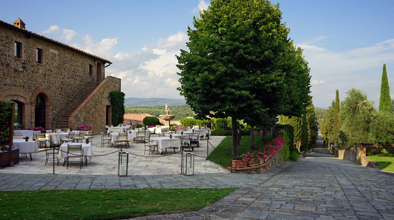 <b>Castello Banfi-Il Borgo Exterior</b>. Images powered by <a href=https://www.travelagewest.com/Hotels/Montalcino-Italy/
