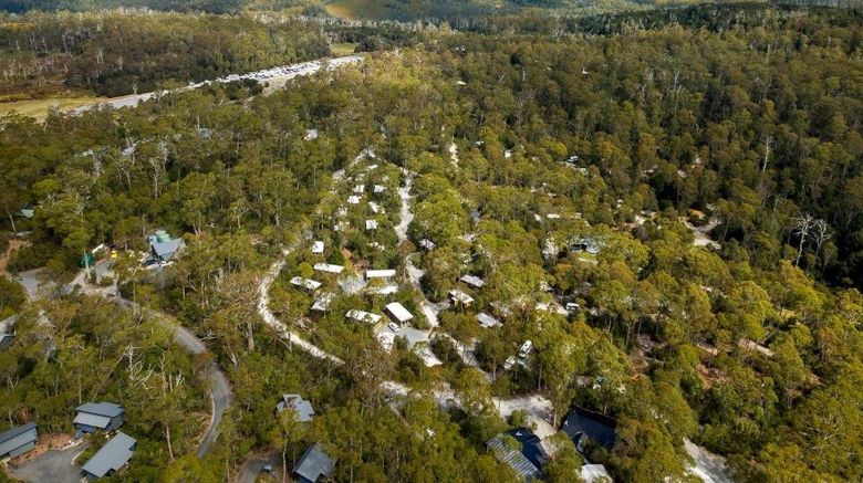Discovery Parks Cradle Mountain Exterior. Images powered by <a href="https://www.leonardoworldwide.com" target="_blank" rel="noopener">Leonardo</a>.