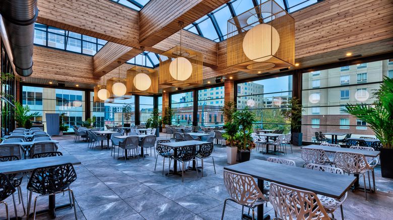 <b>Hotel Indigo Rochester Downtown Restaurant</b>. Images powered by <a href="https://www.leonardoworldwide.com/" title="Leonardo Worldwide" target="_blank">Leonardo</a>.