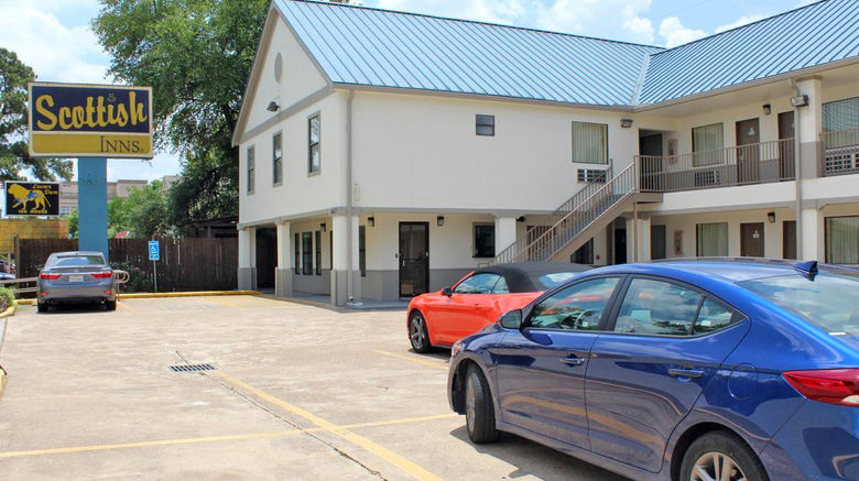 <b>Scottish Inns Westcott Street Houston Exterior</b>. Images powered by <a href="https://www.leonardoworldwide.com/" title="Leonardo Worldwide" target="_blank">Leonardo</a>.