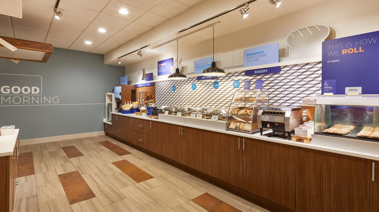 <b>Holiday Inn Express & Suites Restaurant</b>. Images powered by <a href="https://www.leonardoworldwide.com/" title="Leonardo Worldwide" target="_blank">Leonardo</a>.
