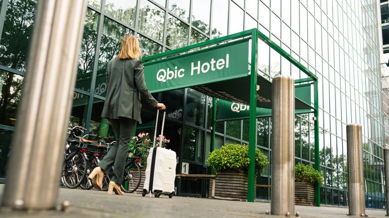 Qbic Hotel Amsterdam WTC Exterior. Images powered by <a href="https://www.leonardoworldwide.com" target="_blank" rel="noopener">Leonardo</a>.