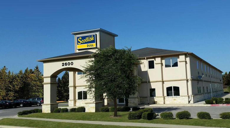 <b>Scottish Inn Killeen Exterior</b>. Images powered by <a href="https://www.leonardoworldwide.com/" title="Leonardo Worldwide" target="_blank">Leonardo</a>.